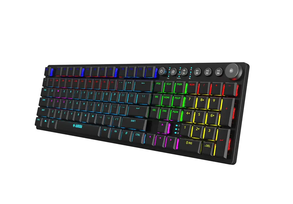 KLAWIATURA I-BOX AURORA K-6 RGB, MECHANICZNA, RED SWITCH, LOW PROFILE GAMING w sklepie Wasserman.eu