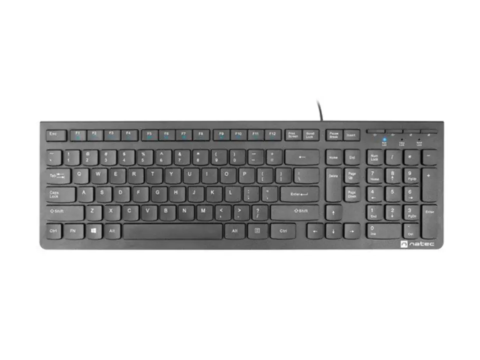 NATEC KLAWIATURA DISCUS 2 US SLIM CZARNA NKL-1829 w sklepie Wasserman.eu