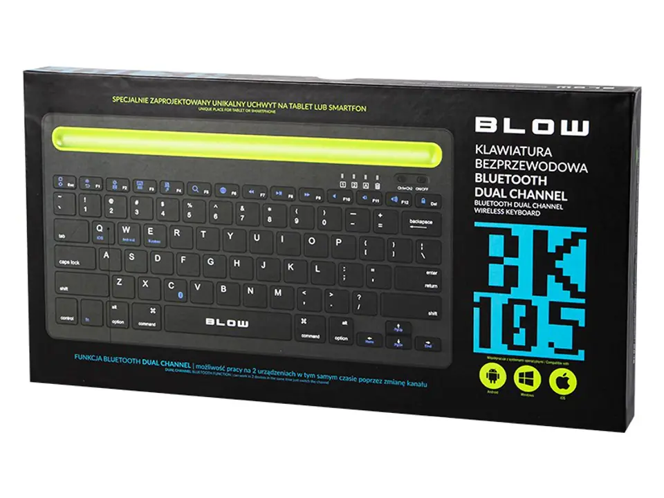 ⁨BLOW KLAWIATURA BLUETOOTH BK105⁩ w sklepie Wasserman.eu