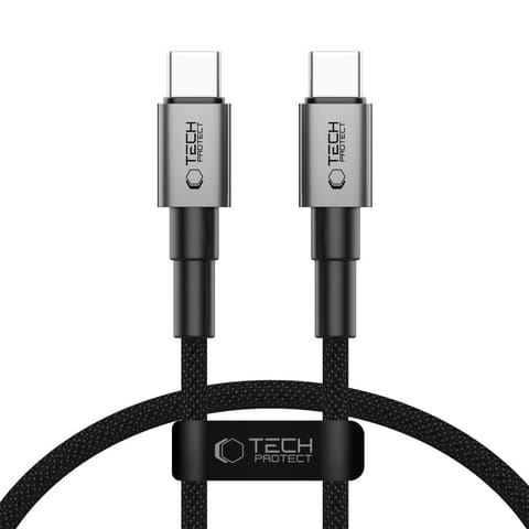 ⁨Kabel przewód UltraBoost DNA USB-C PD 60W 3A 25 cm - szary⁩ w sklepie Wasserman.eu