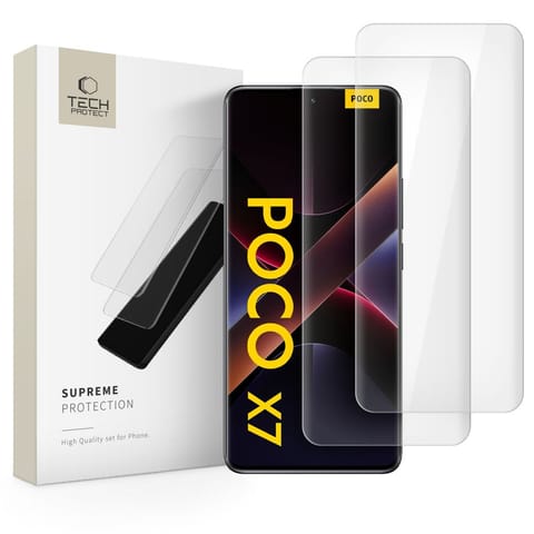 ⁨Szkło hartowane na Xiaomi Redmi Note 14 PRO / 14 PRO+ 5G / Poco X7 5G⁩ w sklepie Wasserman.eu