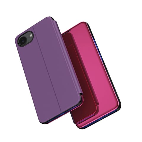 ⁨Etui pokrowiec z klapką na iPhone 16e Clear View Case - różowy⁩ w sklepie Wasserman.eu