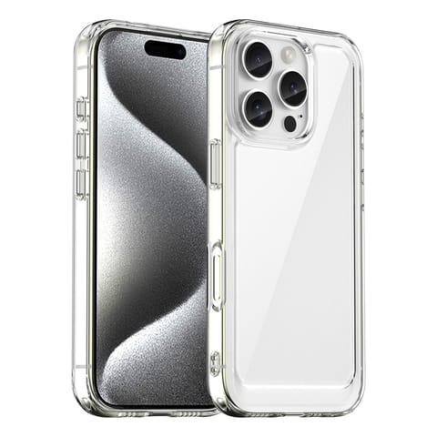⁨Etui pokrowiec z elastyczną ramką na iPhone 16e Outer Space Case - przezroczysty⁩ w sklepie Wasserman.eu