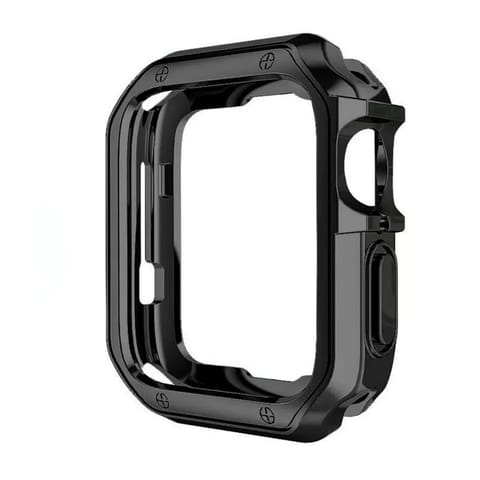 ⁨Etui na Apple Watch Series 7/8/9 41 mm Soft Strong Watch Case - czarne⁩ w sklepie Wasserman.eu