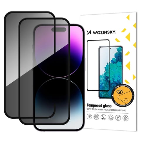 ⁨Szkło hartowane prywatyzujące na iPhone 17 Pro Privacy Glass - 2 szt.⁩ w sklepie Wasserman.eu