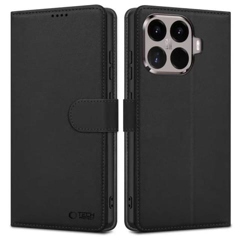 ⁨Etui pokrowiec z klapką do Xiaomi 15T Pro Wallet - czarne⁩ w sklepie Wasserman.eu