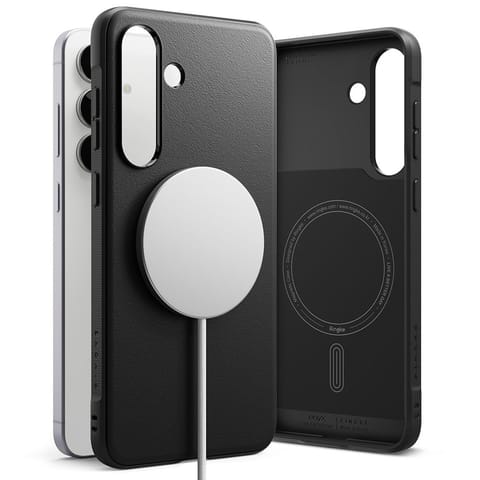 ⁨Etui plecki case do Samsung Galaxy S25 FE Onyx Magnetic MagSafe - czarne⁩ w sklepie Wasserman.eu