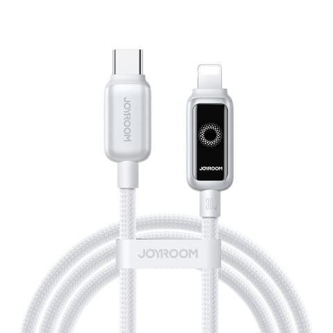 ⁨Kabel przewód USB-C - iPhone Lightning 30W 1.2m - biały⁩ w sklepie Wasserman.eu