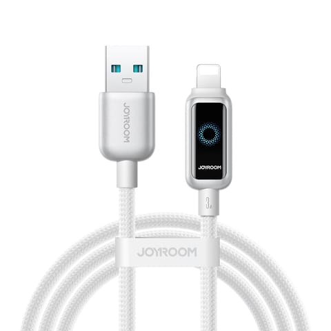 ⁨Kabel przewód USB-A - iPhone Lightning 3A 1.2m - biały⁩ w sklepie Wasserman.eu