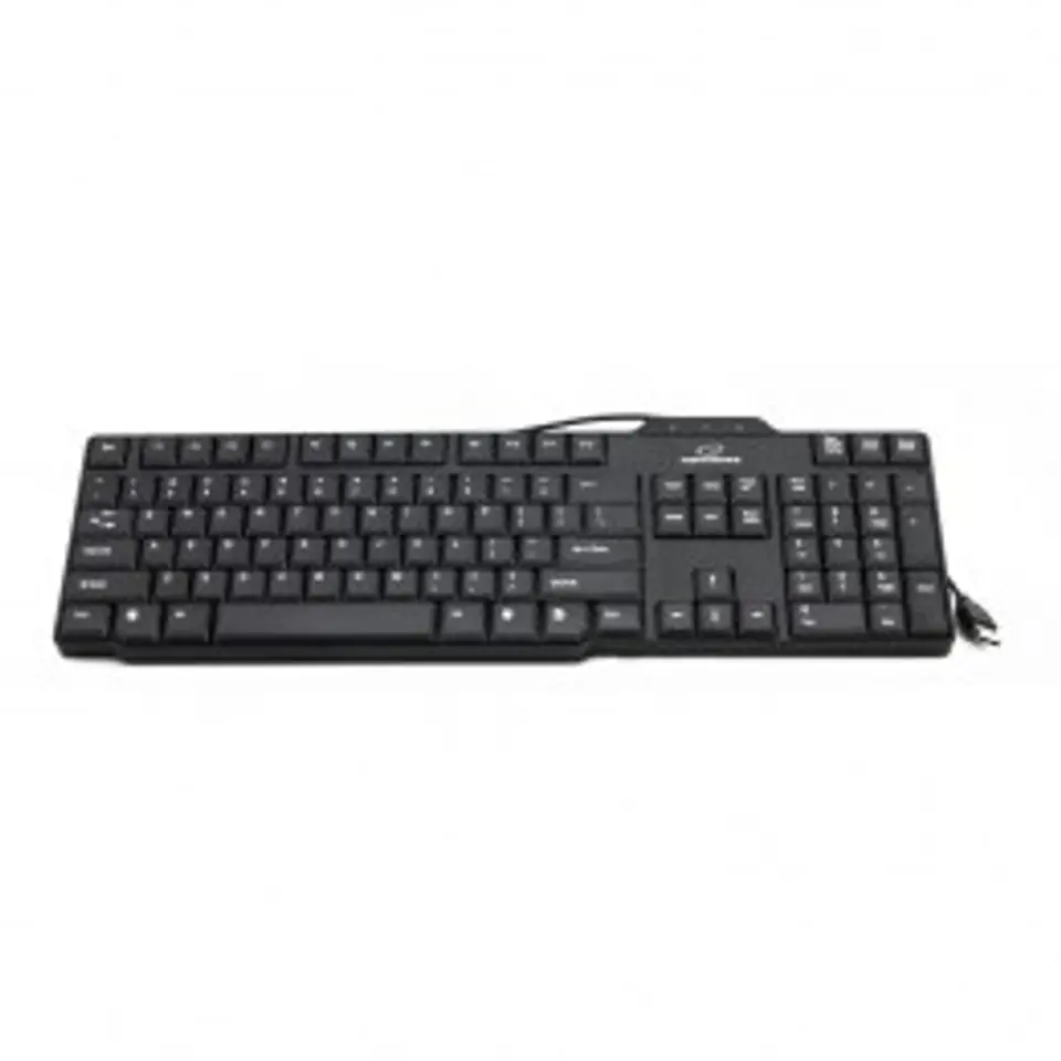 ⁨Esperanza EK116 keyboard USB Black⁩ at Wasserman.eu