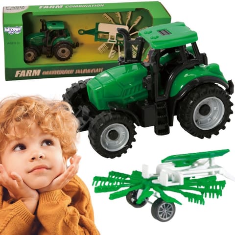 ⁨WOOPIE Traktor Rolniczy ze Zgrabiarką⁩ w sklepie Wasserman.eu