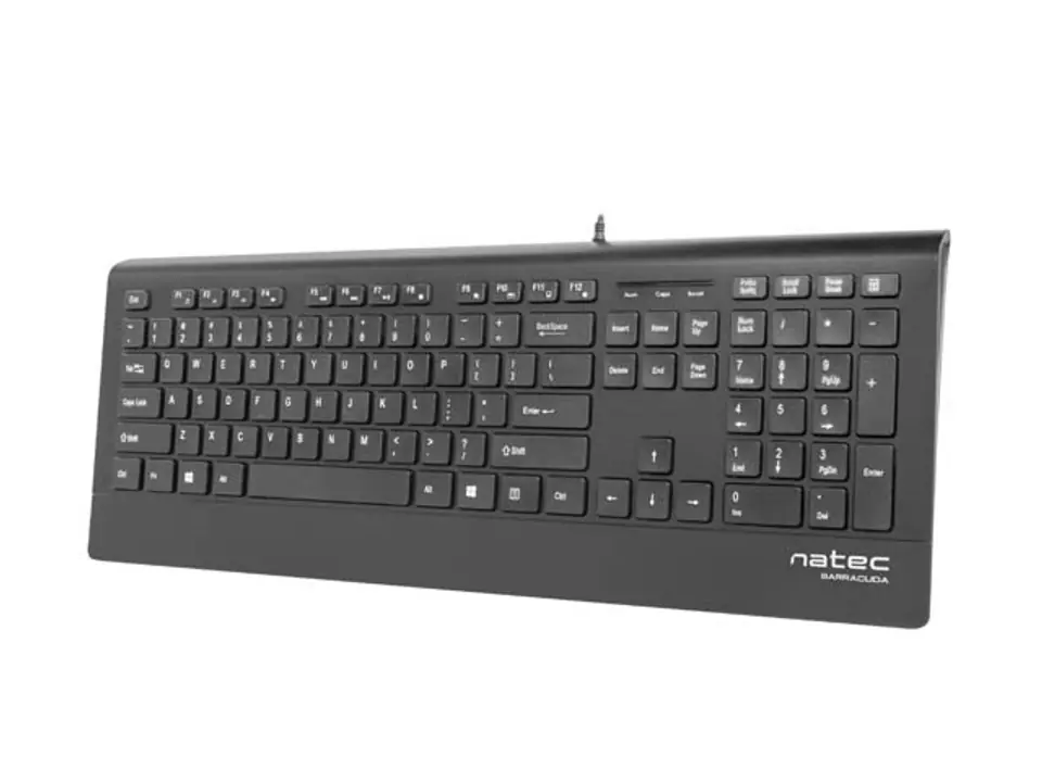Klawiatura membranowa NATEC Barracuda NKL-0876 (USB 2.0; (US); kolor czarny) w sklepie Wasserman.eu