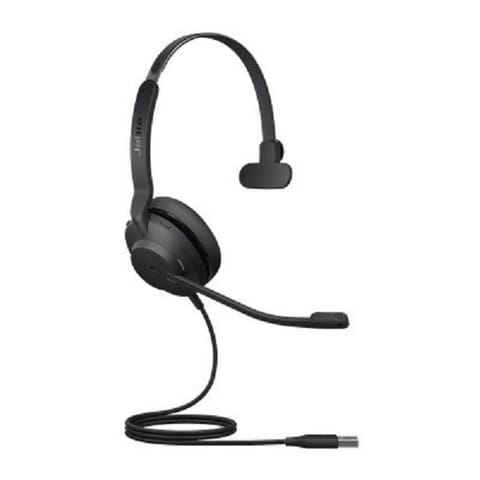 ⁨Słuchawka z mikrofonem Na głowę JABRA Evolve2 30 USB-A MS Mono (1.5m /USB 2.0 wtyk/Czarny)⁩ w sklepie Wasserman.eu