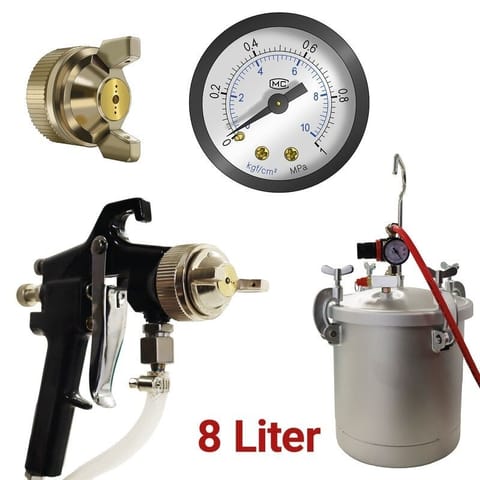 ⁨Profesjonalna system natryskowy lakierniczy HVLP z dyszą 1,4 mm 600 ml⁩ w sklepie Wasserman.eu