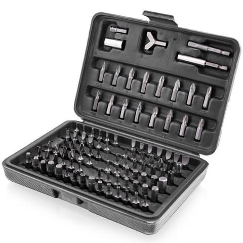 ⁨Zestaw Narzędzi BITY w skrzynce TORX Klucze 100elementów imbusy⁩ w sklepie Wasserman.eu