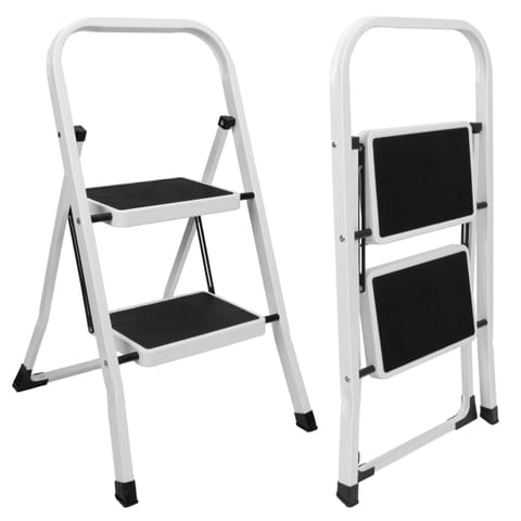 ⁨Drabinka domowa składana STIGE 2 stopnie⁩ w sklepie Wasserman.eu