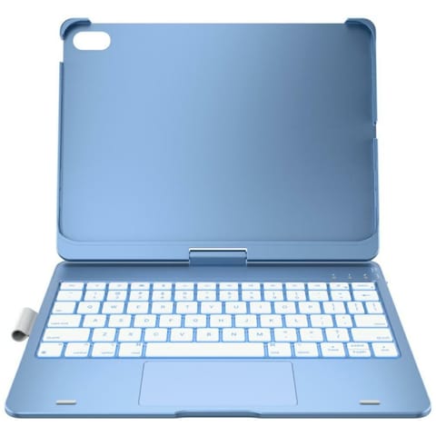 ⁨Etui Typecase Flexbook Touch             z klawiaturą do iPad 11" (A16) 2025 / iPad 10.9" 2022 jasno niebieski⁩ w sklepie Wasserman.eu