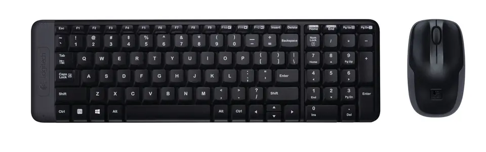 ⁨Logitech G MK220 keyboard RF Wireless QWERTY US International Black⁩ at Wasserman.eu