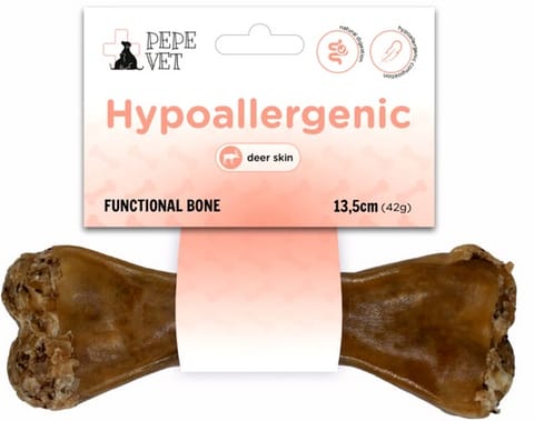 ⁨Paka Zwierzaka PEPE VET Kość funkcjonalna Hypoallergenic 13,5cm⁩ w sklepie Wasserman.eu