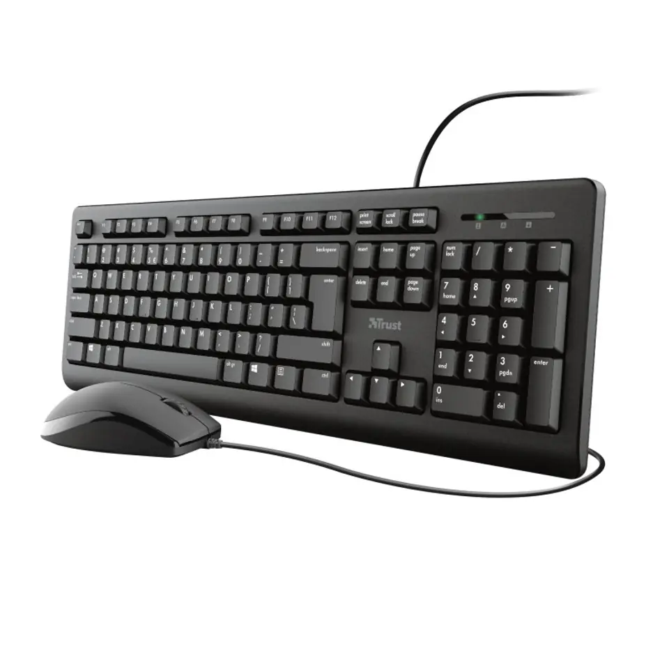 ⁨Trust Primo keyboard USB QWERTY US English Black⁩ at Wasserman.eu