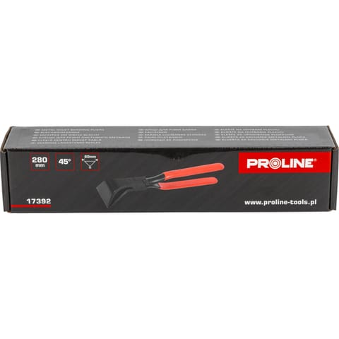 ⁨SZCZYPCE DO GIĘCIA BLACHY 45 STOPNI, 280MM, PROLINE⁩ w sklepie Wasserman.eu