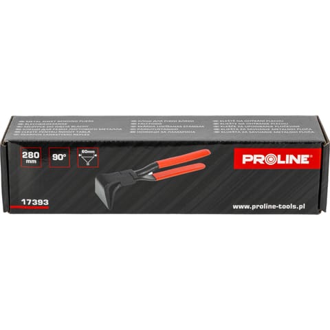 ⁨SZCZYPCE DO GIĘCIA BLACHY 90 STOPNI, 280MM, PROLINE⁩ w sklepie Wasserman.eu