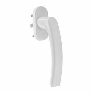 ⁨KLAMKA DO OKIEN WENUS BIAŁA⁩ w sklepie Wasserman.eu