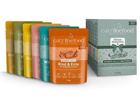 ⁨Catz Finefood Classic Collection II sachets N.15-25 12x85g⁩ at Wasserman.eu