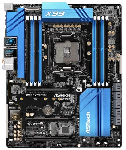 ⁨Płyta główna ASROCK X99 EXTREME6 (Socket 2011-3 /ATX)⁩ w sklepie Wasserman.eu