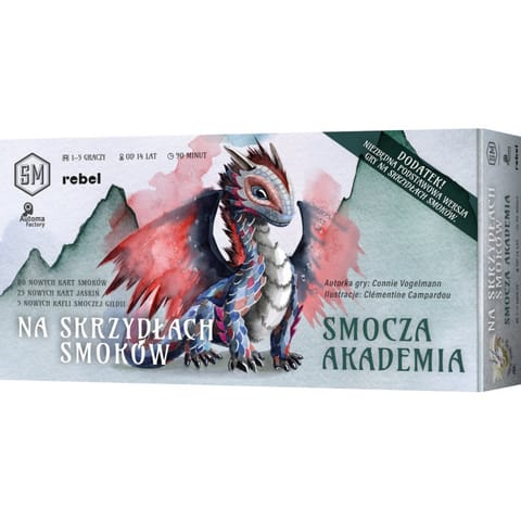 GRA PLANSZOWA NA SKRZYDŁACH SMOKÓW: SMOCZA AKADEMIA - dodatek REBEL w sklepie Wasserman.eu