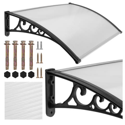 ⁨Daszek plastikowy Miko 100x150cm czarny⁩ w sklepie Wasserman.eu