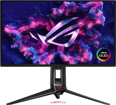 ⁨Monitor ASUS 90LM0B30-B01971 (26.5" /QD OLED /240Hz /3840 x 2160 /Czarny)⁩ w sklepie Wasserman.eu