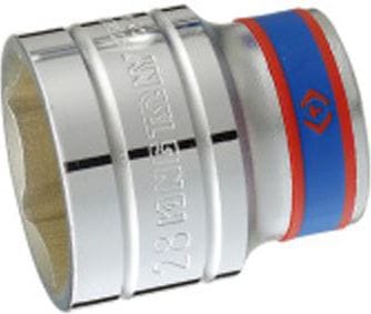 ⁨NASADKA KRÓTKA 6-KĄTNA CHROMOWANA 1/2'' 7MM*38MM⁩ w sklepie Wasserman.eu