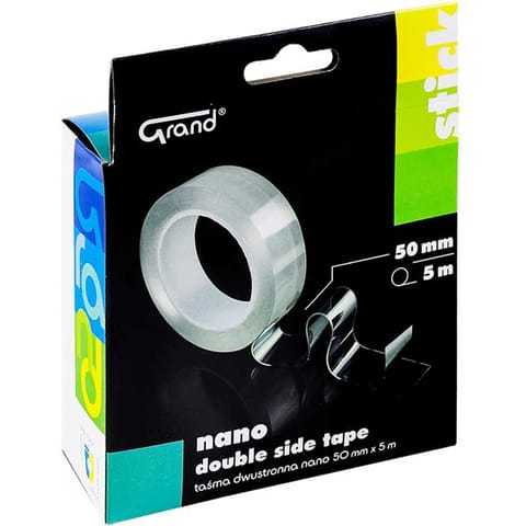 ⁨Taśma dwustronna nano 50mmx5mx1mm GRAND 130-1958⁩ w sklepie Wasserman.eu