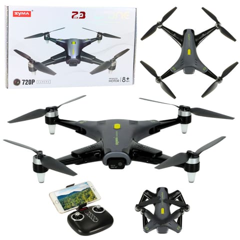 ⁨Dron Syma Z3 PRO Kamera HD WiFi Zdalnie Sterowany RC Czarny⁩ w sklepie Wasserman.eu