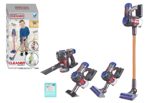 ⁨Odkurzacz Pionowy Zabawkowy Światła Dźwięki Czarny⁩ w sklepie Wasserman.eu