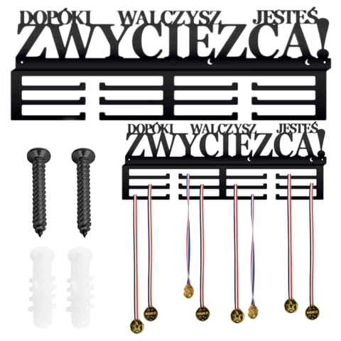 ⁨Wieszak na medale ZWYCIĘZCA 40 CM⁩ w sklepie Wasserman.eu