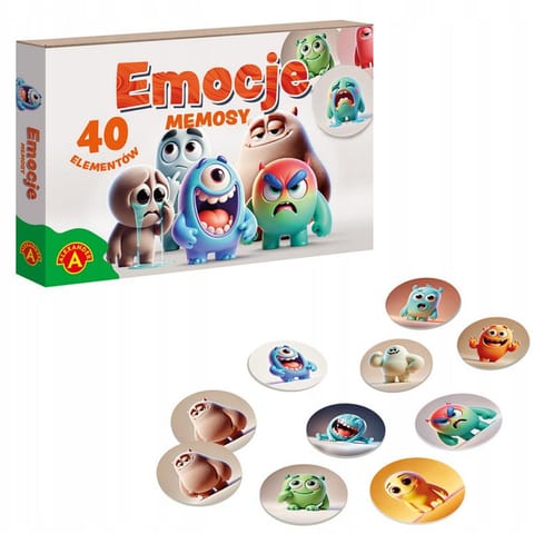 ⁨Alexander Gra pamięciowa Memosy Emocje GR0788⁩ w sklepie Wasserman.eu