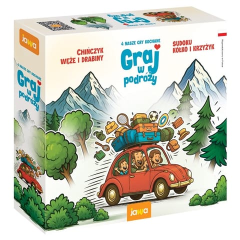 ⁨Jawa Graj w podróży - 4 gry kochane - zestaw 4 gier 3+ GR0815⁩ w sklepie Wasserman.eu