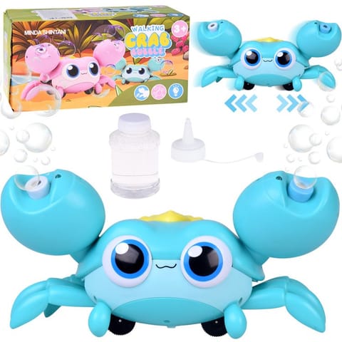⁨Uroczy chodzący KRAB na BAŃKI MYDLANE automat maszyna świeci gra ZA5717⁩ w sklepie Wasserman.eu