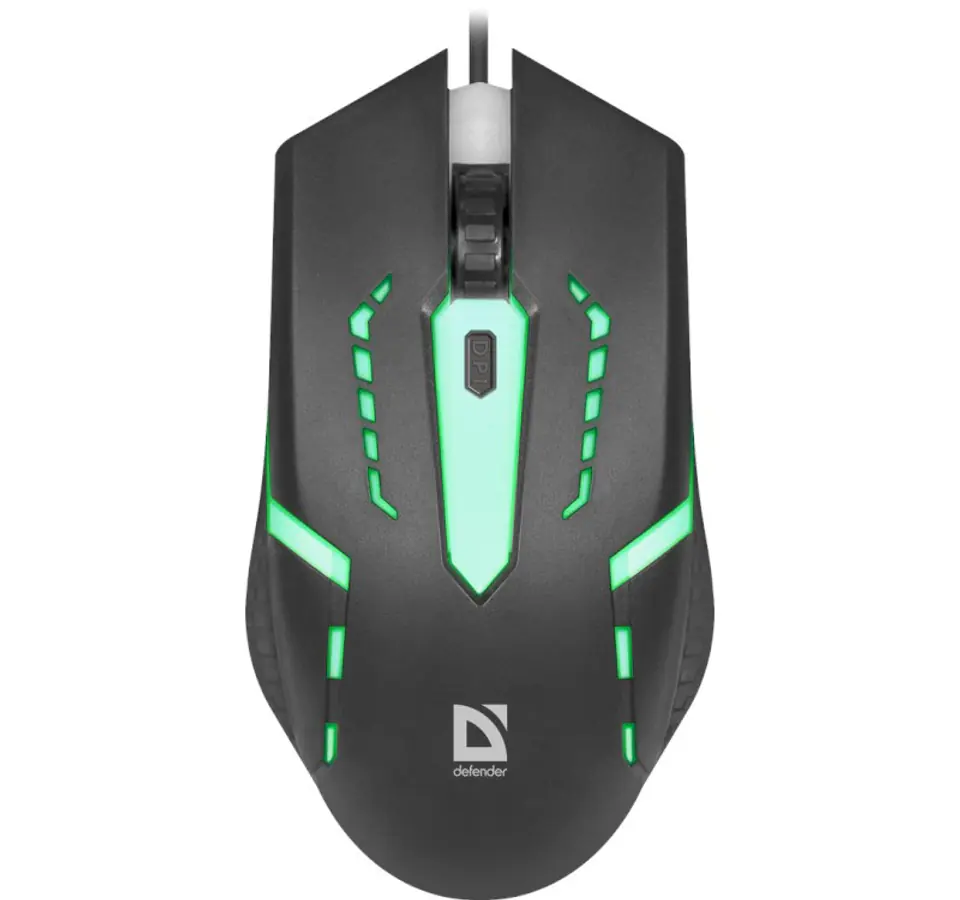 ⁨DEFENDER MOUSE HIT MB-601 OPTIC LED 1200DPI 4P 52601⁩ at Wasserman.eu