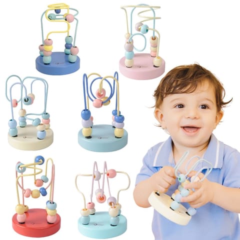 ⁨CLASSIC WORLD Pętla Motoryczna Logiczna Przeplatanka Edukacyjna Labirynt dla Dzieci 1 szt.⁩ w sklepie Wasserman.eu