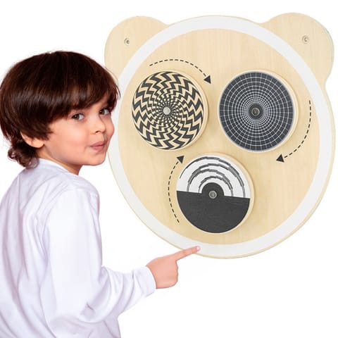 ⁨VIGA Drewniana Tablica Wirujące Punkty Certyfikat FSC⁩ w sklepie Wasserman.eu