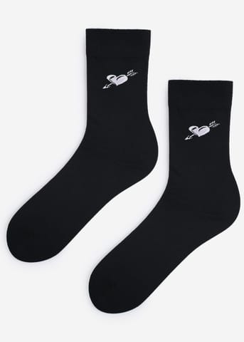 ⁨SKARPETY MARILYN MEN LOVE ME TENDER BLACK (kolor black, rozmiar 40-45)⁩ w sklepie Wasserman.eu