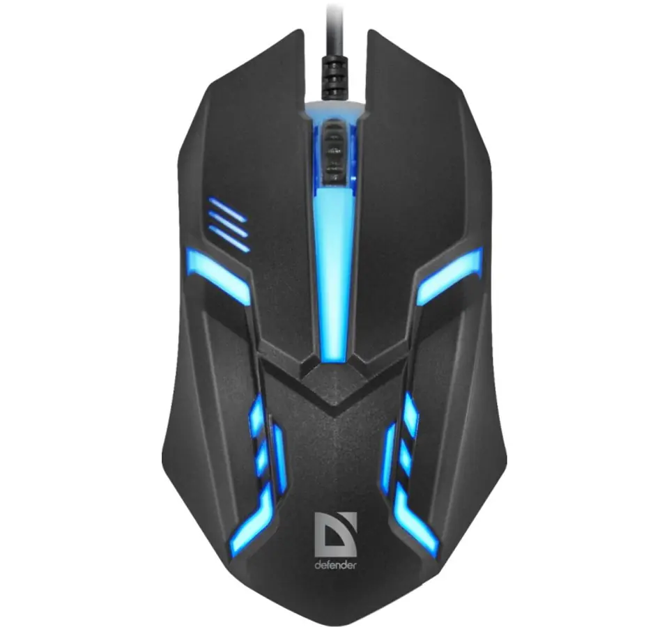 ⁨DEFENDER MOUSE CYBER MB-560L 7 COLORS 1200DPI 3P BLACK 52560⁩ at Wasserman.eu