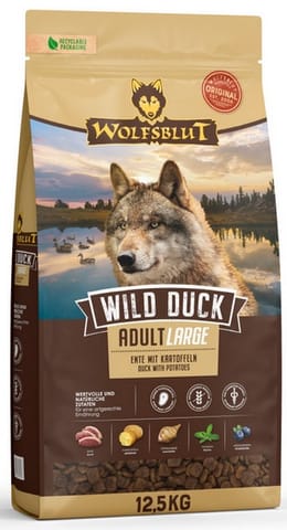 ⁨Wolfsblut Dog Wild Duck Large - kaczka i ziemniaki 12,5kg⁩ w sklepie Wasserman.eu