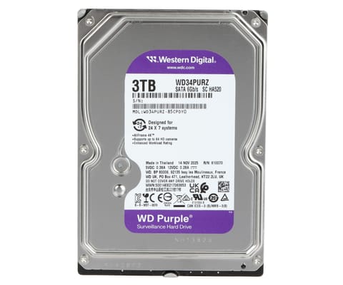 ⁨DYSK DO REJESTRATORA HDD-WD34PURZ 3TB 24/7 WESTERN DIGITAL⁩ w sklepie Wasserman.eu