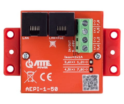 ⁨ADAPTER ZASILANIA POE AEPI-1-50 ATTE⁩ w sklepie Wasserman.eu