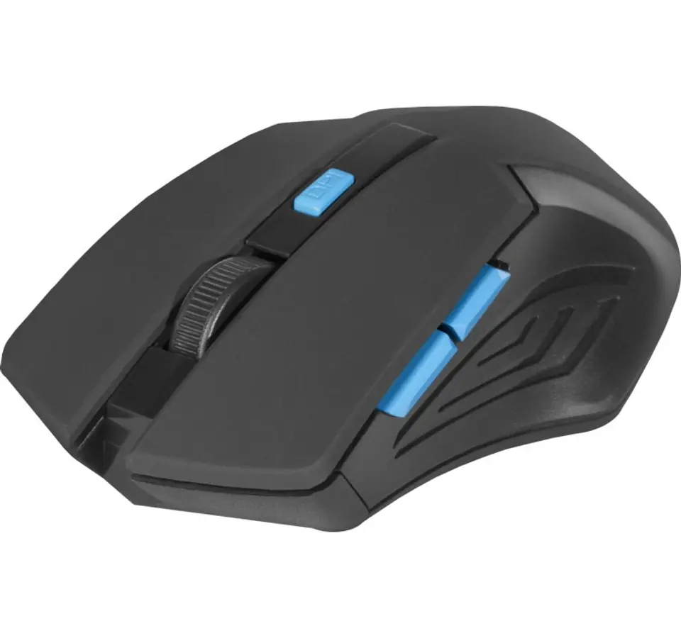 ⁨MOUSE DEFENDER ACCURA MM-275 RF BLACK-BLUE OPTICAL 1600DPI 6P⁩ at Wasserman.eu