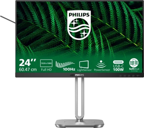 ⁨Monitor PHILIPS 24B2G5301/00 (23.8" /IPS /1920 x 1080 /Czarno-srebrny)⁩ w sklepie Wasserman.eu